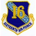 PATCH-USAF, 016TH, SHLD (3") PATCH-USAF, 016TH, SHLD (3")